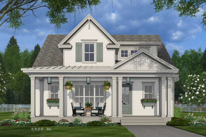 Modern Farmhouse House Plan #098-00447 Elevation Photo