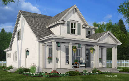 Modern Farmhouse House Plan #098-00447 Elevation Photo