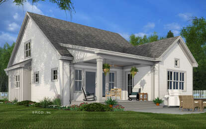 Modern Farmhouse House Plan #098-00447 Elevation Photo