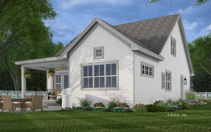 Modern Farmhouse House Plan #098-00447 Elevation Photo