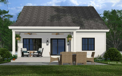 Modern Farmhouse House Plan #098-00449 Elevation Photo
