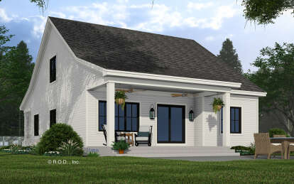 Modern Farmhouse House Plan #098-00449 Elevation Photo