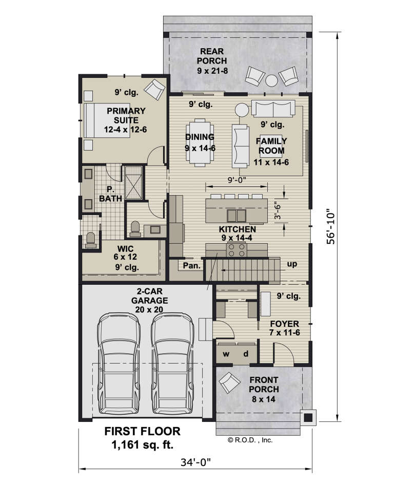 House Plan House Plan #31967 Drawing 1