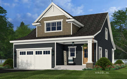 Modern Farmhouse House Plan #098-00451 Elevation Photo