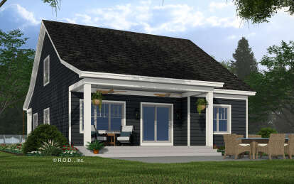 Modern Farmhouse House Plan #098-00451 Elevation Photo