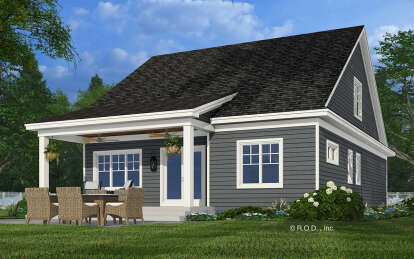 Modern Farmhouse House Plan #098-00452 Elevation Photo