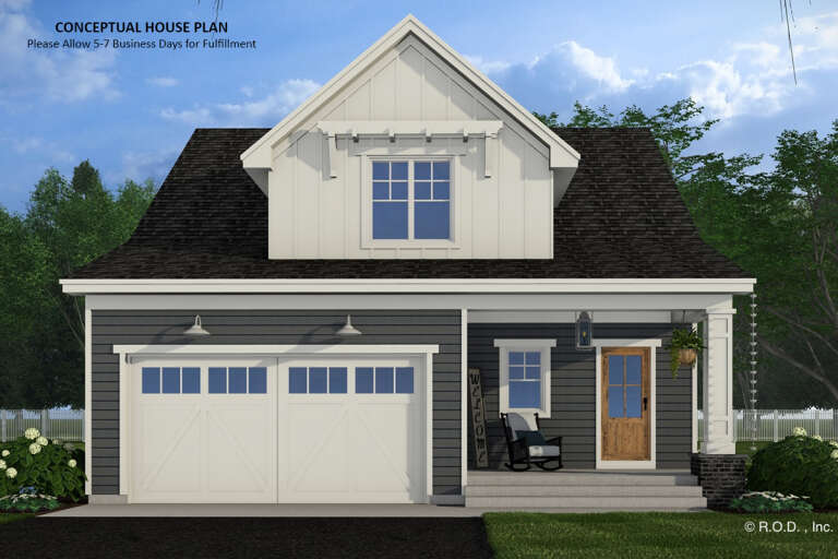 House Plan House Plan #31971 Front Elevation 