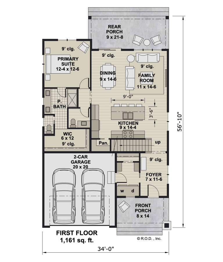 House Plan House Plan #31971 Drawing 1