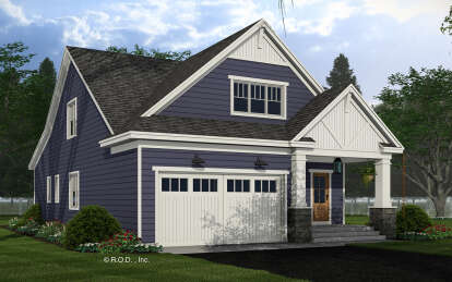 Craftsman House Plan #098-00455 Elevation Photo