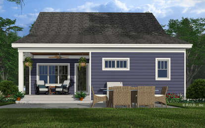 Craftsman House Plan #098-00455 Elevation Photo