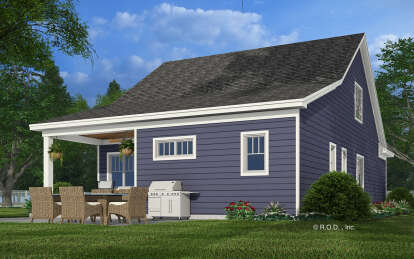 Craftsman House Plan #098-00455 Elevation Photo