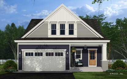 Modern Farmhouse House Plan #098-00456 Elevation Photo
