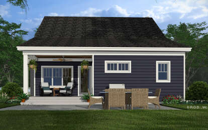 Modern Farmhouse House Plan #098-00456 Elevation Photo