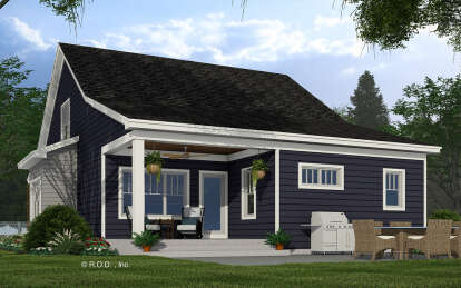 Modern Farmhouse House Plan #098-00456 Elevation Photo