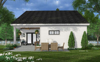 Modern Farmhouse House Plan #098-00458 Elevation Photo