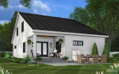 Modern Farmhouse House Plan #098-00458 Elevation Photo