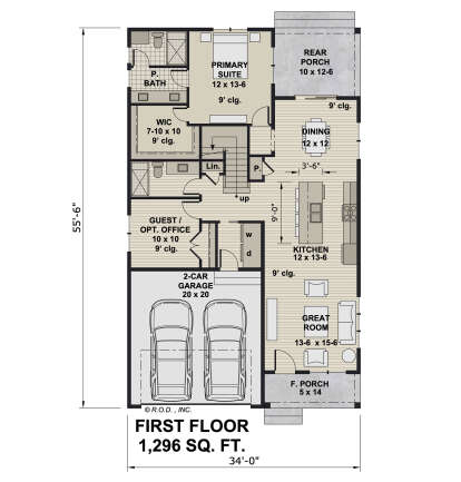 Main Floor  for House Plan #098-00458