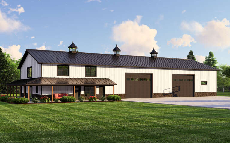 House Plan House Plan #31978 Angled Front Elevation