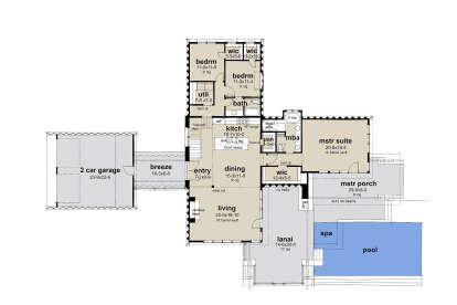 Main Floor  for House Plan #9401-00123