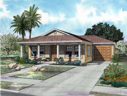 3 Bed, 2 Bath, 1250 Square Foot House Plan - #168-00003