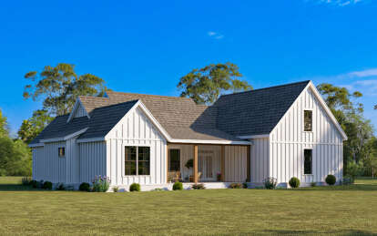 Modern Farmhouse House Plan #009-00419 Elevation Photo