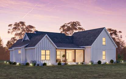 Modern Farmhouse House Plan #009-00419 Elevation Photo