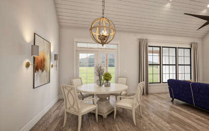 Modern Farmhouse House Plan #009-00419 Additional Photo