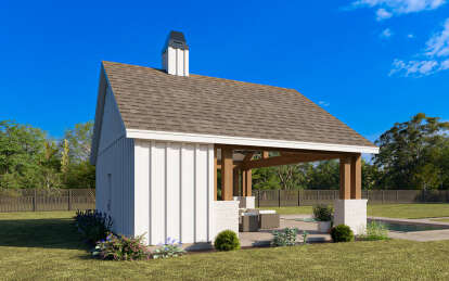 Modern Farmhouse House Plan #009-00420 Elevation Photo