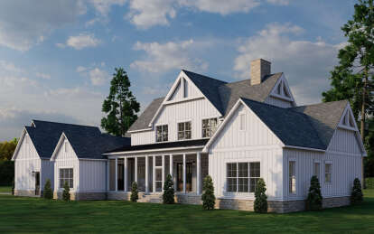 Modern Farmhouse House Plan #8318-00398 Elevation Photo