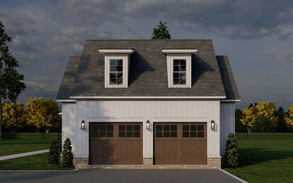 Modern Farmhouse House Plan #8318-00398 Elevation Photo