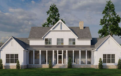 Modern Farmhouse House Plan #8318-00398 Elevation Photo