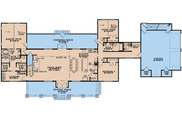 House Plan House Plan #31984 Drawing 1