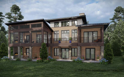 Contemporary House Plan #8436-00131 Elevation Photo