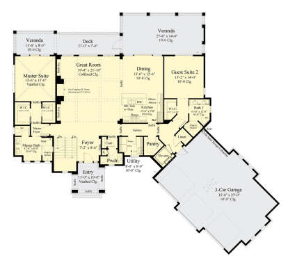 Main Floor  for House Plan #8436-00131