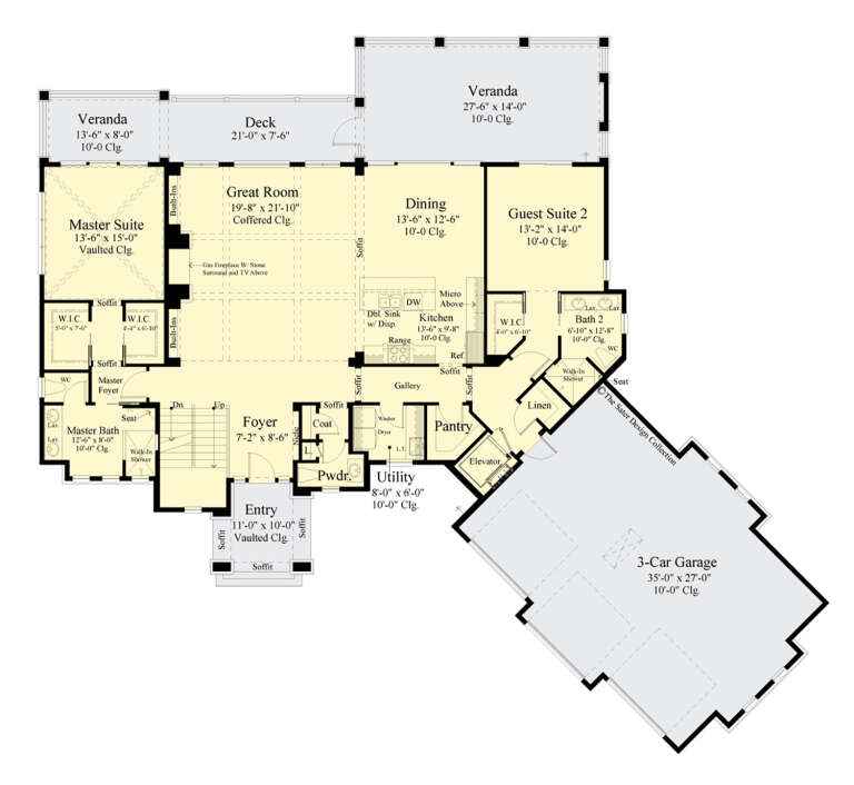 House Plan House Plan #31985 Drawing 1