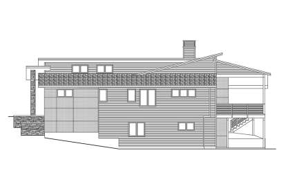 Contemporary House Plan #035-01106 Elevation Photo