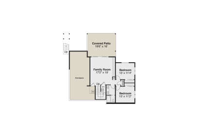 Basement for House Plan #035-01106
