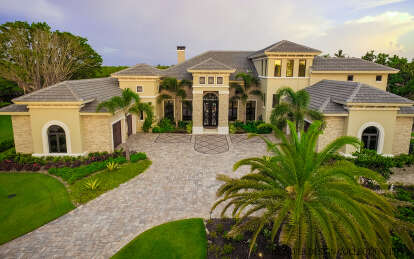Mediterranean House Plan #8436-00132 Build Photo