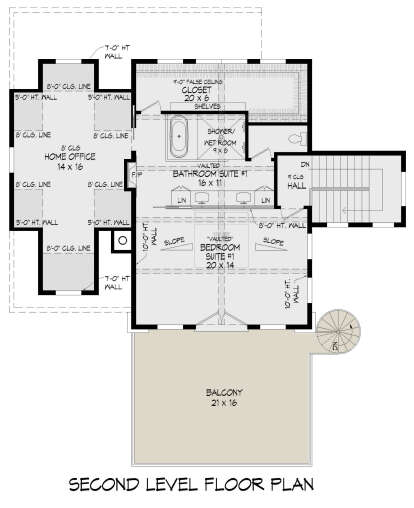 Second Floor for House Plan #940-01194