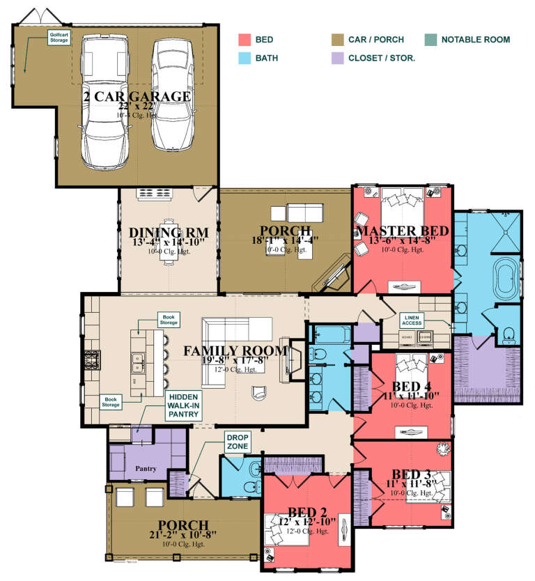 House Plan House Plan #31990 Drawing 1