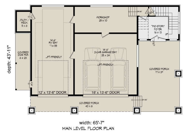 House Plan House Plan #31991 Drawing 1