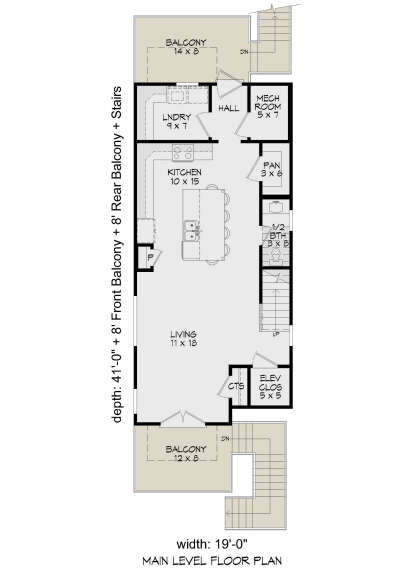 Main Floor for House Plan #940-01196
