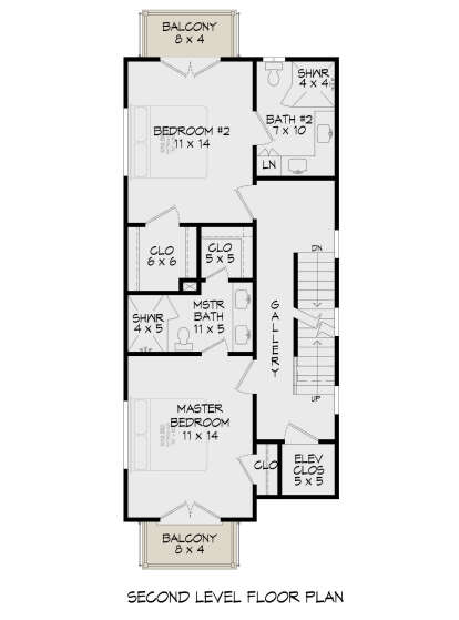 Second Floor for House Plan #940-01196