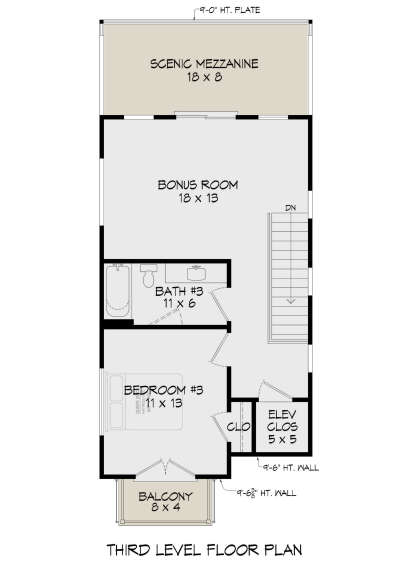 Third Floor for House Plan #940-01196