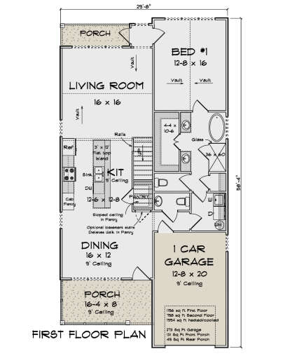 Main Floor  for House Plan #4848-00433