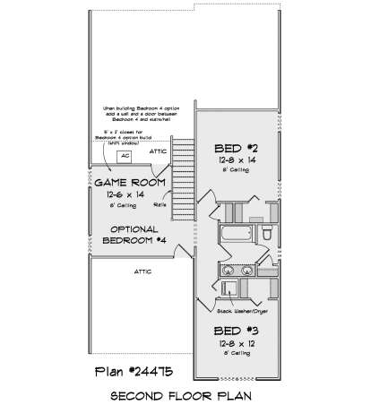 Second Floor for House Plan #4848-00433