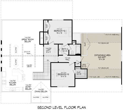 Second Floor for House Plan #940-01198