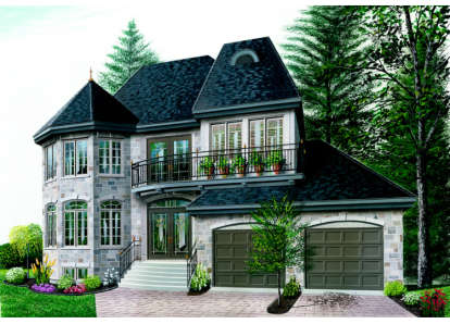 3 Bed, 2 Bath, 2042 Square Foot House Plan - #034-00039