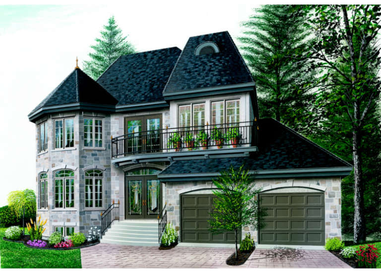 House Plan House Plan #320 Front Elevation