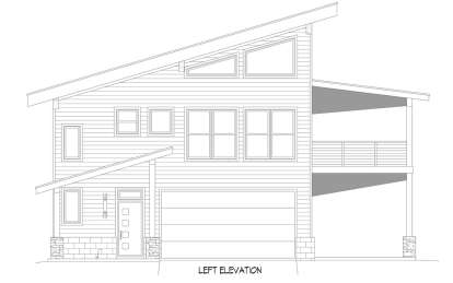 Modern House Plan #940-01200 Elevation Photo